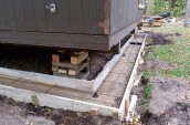 Allwright Contracting Victoria Beach Top foundation construction