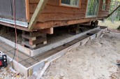 Allwright Contracting Victoria Beach Top foundation construction