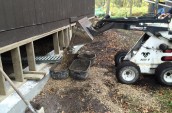 Allwright Contracting Victoria Beach Top foundation construction