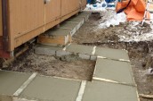 Allwright Contracting Victoria Beach Top foundation construction