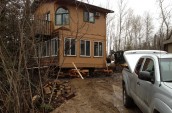 Allwright Contracting Victoria Beach Top foundation construction