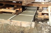 Allwright Contracting Victoria Beach Top foundation construction