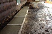 Allwright Contracting Victoria Beach Top foundation construction
