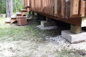 Allwright Contracting Victoria Beach Top foundation construction
