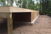 Allwright Contracting Victoria Beach Top foundation construction