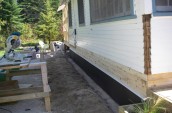 Allwright Contracting Victoria Beach Top foundation construction