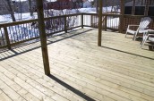 Allwright Contracting Victoria Beach Top sunroom and deck construction
