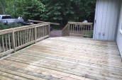 Allwright Contracting Victoria Beach Top sunroom and deck construction