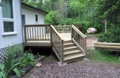 Allwright Contracting Victoria Beach Top sunroom and deck construction