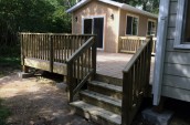 Allwright Contracting Victoria Beach Top sunroom and deck construction