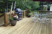 Allwright Contracting Victoria Beach Top sunroom and deck construction