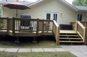 Allwright Contracting Victoria Beach Top sunroom and deck construction