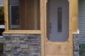 Allwright Contracting Victoria Beach Top sunroom and deck construction