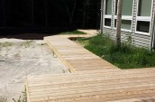 Allwright Contracting Victoria Beach Top sunroom and deck construction