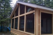 Allwright Contracting Victoria Beach Top sunroom and deck construction